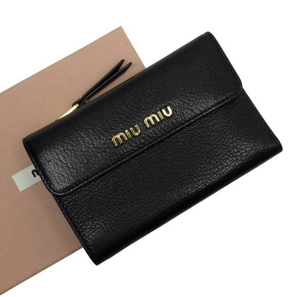 Prada long Wallet pink leather Fold - Picture 1 of 3